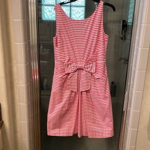 Kate Spade pink and white striped dress. Like new: worn once